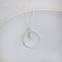 Sterling Silver Celestial Hoop Pendant With Pearl, thumbnail 1 of 3