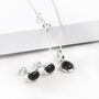 Oval Black Onyx Jewellery Set, thumbnail 1 of 5