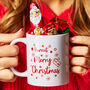 Personalised Chocolate Filled Christmas Mug, thumbnail 1 of 5