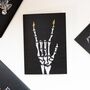 Rock Hand Gothic Birthday Card, thumbnail 2 of 6