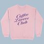 Coffee Lovers Club Women's Sweatshirt, thumbnail 3 of 4