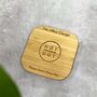 Personalised Wireless Wooden Phone Charger, thumbnail 1 of 4