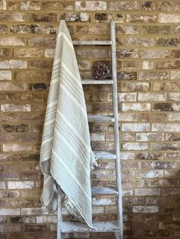 Striped Organic Cotton Peshtemal Towel, 2 of 10