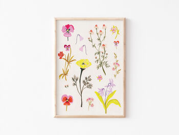 Wildflower Floral Art Print, 2 of 5