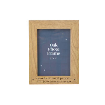 Send With Love 'Best Friends' 5x7 Oak Photo Frame, 2 of 2