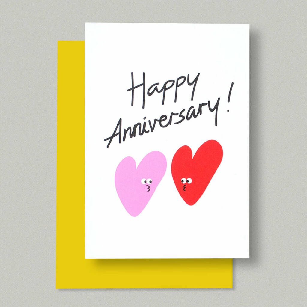 Happy Hearts Anniversary Card For Husband Wife Couple By I Am A 7336