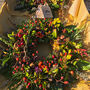 Autumnal Fresh Wreath, thumbnail 5 of 5