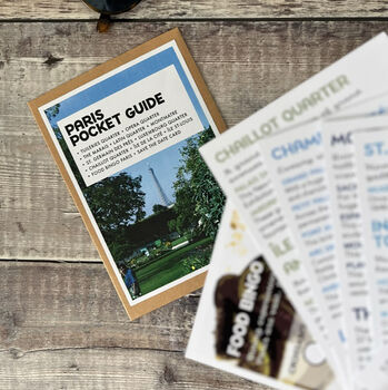 Personalised Pocket Travel Guide To Paris, 11 of 12