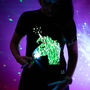 Kids Unicorn Interactive Glow In The Dark T Shirt, thumbnail 4 of 6