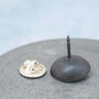 Black Pearl Tie Pin. 30th Anniversary Gift For Him, thumbnail 4 of 6