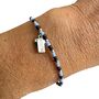 West Ham United Women Fan Bead Bracelet With Charms, thumbnail 1 of 5
