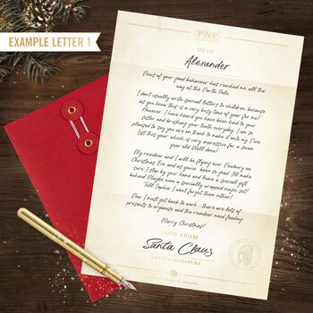 P.N.P Personalised Letter And Video From Santa, 4 of 7