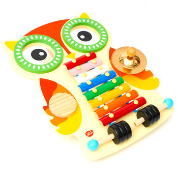 Wooden Owl Musical Instrument Set, 10 of 12