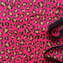 Hot Pink Leopard Print Cotton Apron With Pocket, thumbnail 11 of 12
