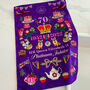 Pre Order Queens Platinum Jubilee Purple Tea Towel, thumbnail 1 of 5