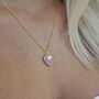 Rose Quartz Crystal Heart Necklace Gift For Her, thumbnail 2 of 3