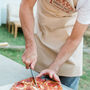Personalised Daddy BBQ Apron Pizza Apron, thumbnail 4 of 5