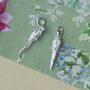 Parrot Charm Sterling Silver, thumbnail 2 of 10