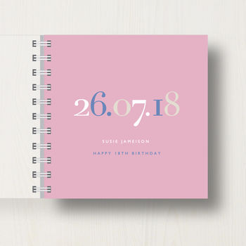 Personalised Landmark Date Small Notebook, 9 of 10