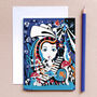'Alice In Wonderland Card', Girls Birthday Card, thumbnail 4 of 6