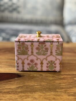 Vanity Jar, Trinket Box, Cotton Bud/ Bath Salt Storage, 10 of 12