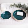 Handmade Teal Green Ceramic Soap Dish, thumbnail 1 of 12