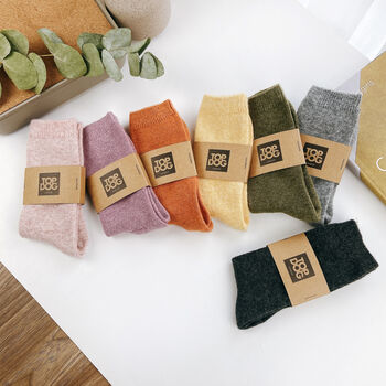 Cosy Cashmere Merino Wool Socks, 5 of 10