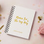Personalised Big Day Plans Wedding Notebook, thumbnail 1 of 7