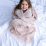 Personalised Wrap Yourself In Love Linen Throw, thumbnail 3 of 7