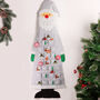 G Decor Large Grey Santa Reusable Advent Calendar, thumbnail 1 of 4