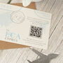 Boarding Pass Destination Wedding Invitation And Magnet, thumbnail 4 of 10