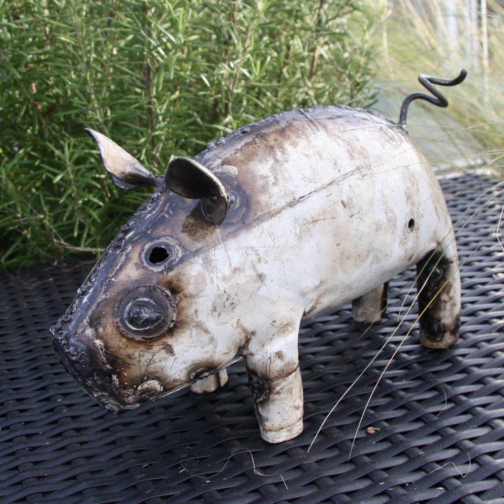 pig garden sculpture by london garden trading | notonthehighstreet.com