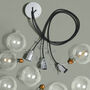Silver Bubble Chandelier Light Three Point, thumbnail 5 of 8