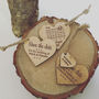 Save The Date Wooden Heart, thumbnail 3 of 6