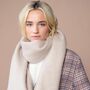 Oversized Fluffy Tassel Scarf, thumbnail 4 of 10