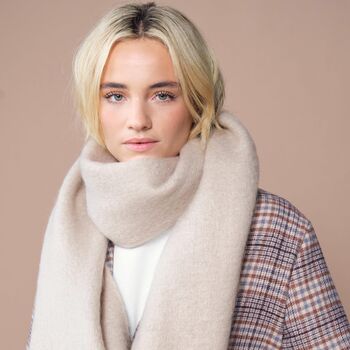 Oversized Fluffy Tassel Scarf, 4 of 10