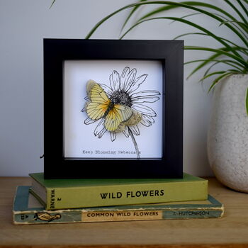 Personalised Butterfly And Flower Artwork, 6 of 10