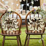 Wooden Bride And Groom Chair Wedding Day Signs, thumbnail 1 of 3