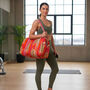 Quilted Cotton Tiger Print Duffle Bag, thumbnail 4 of 7