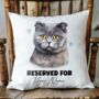 Personalised Scottish Fold Cat Reserved For Cushion Cover, thumbnail 2 of 2