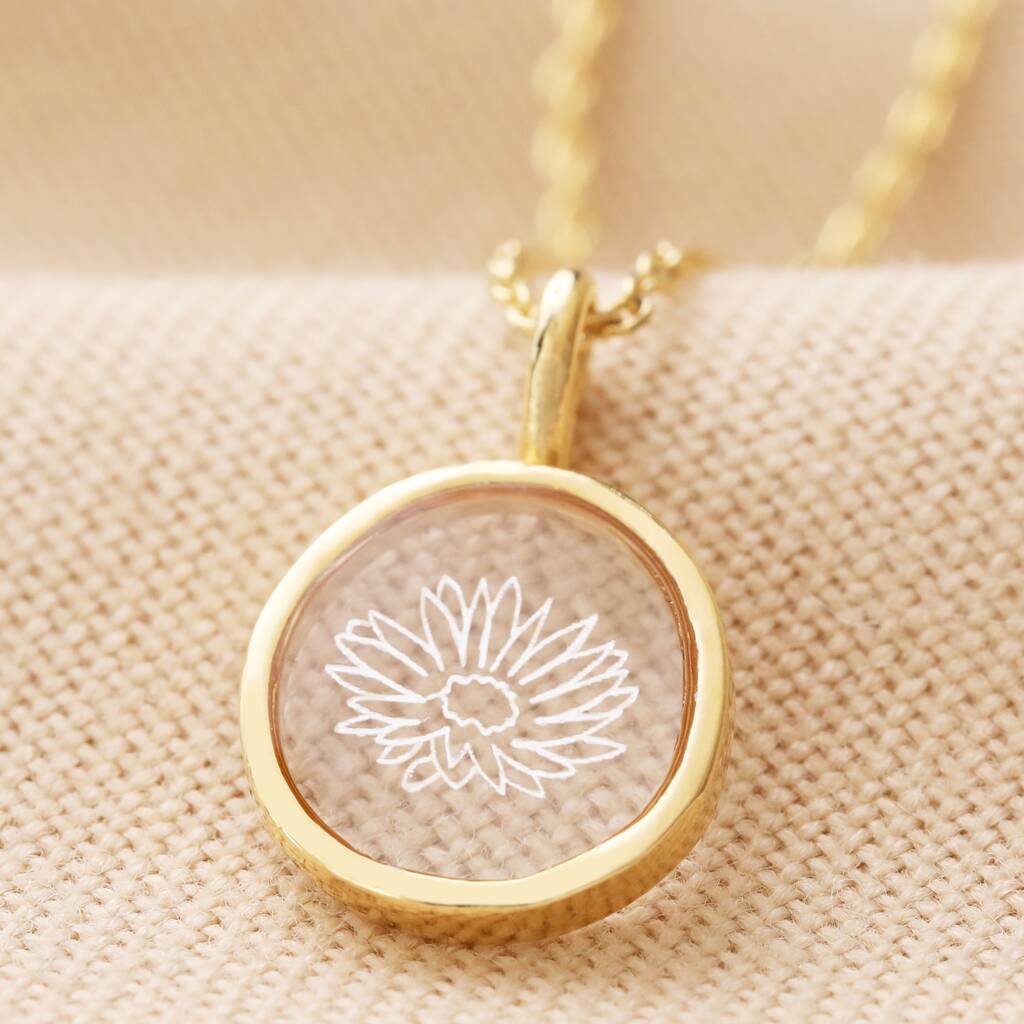 Febuary Birthflower Necklace - Linlithgow Stoves & Gifts