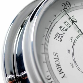 Classic Chrome Traditional Barometer, 9 of 10