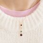 Mother And Three Children Birthstone Pendant Necklace, thumbnail 2 of 12