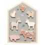 Personalised Wooden Farm Animal Puzzle Toy, thumbnail 1 of 2