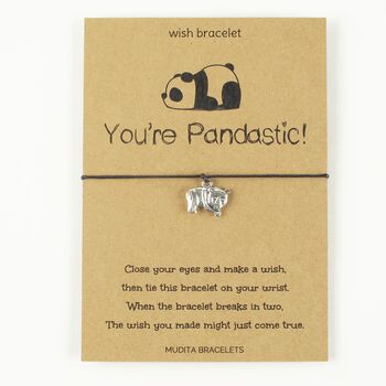 You're Pandastic Panda Wish Bracelet, 3 of 4