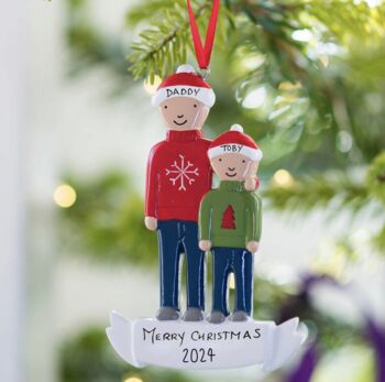 Personalised Family Christmas Jumper Decoration, 3 of 4