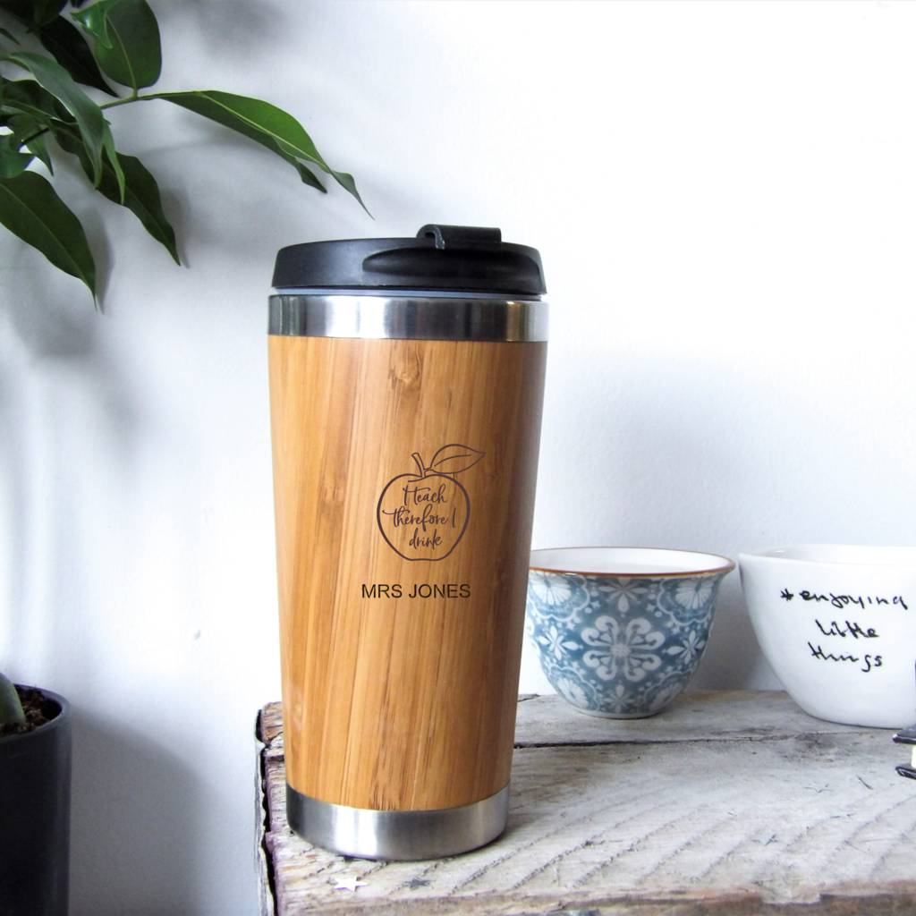 Image of Teacher Gift Personalised Mug 'I Teach' Quote