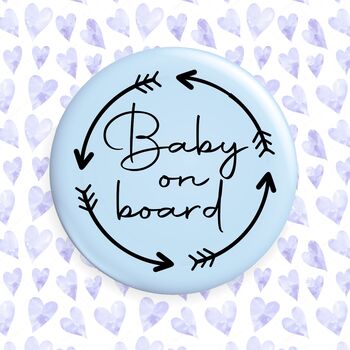 Baby On Board Button Badge, 2 of 5