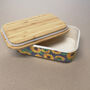 Eco Warriors Personalised Sunflower Bamboo Lunch Box, thumbnail 3 of 3