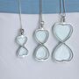 Silver Heart Locket Necklace Girlfriend Gift, thumbnail 6 of 8